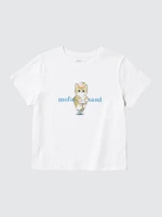 UNIQLO UT KAOS T-SHIRT WANITA mofusand WHITE XL