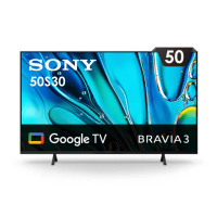 【SONY 索尼】BRAVIA 3 50型 X1 4K HDR Google TV顯示器(Y-50S30)