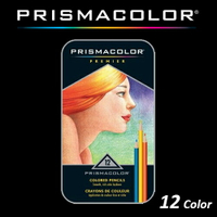 美國 【Prismacolor】 高質感藝術家級 油性色鉛筆 12色 /盒