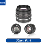 MEKE 35mm F1.4 Large Aperture Manual Focus APS-C Camera Lens For M4/3 Fuji X Sony E Canon EF-M Nikon Z