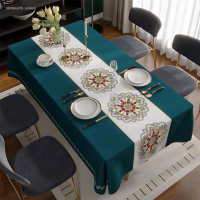 Bạt bàn vuông PVC {Lwcheer2}, kích thước 138×138 cm; chống thấm nước, chống dầu, không gây bỏng; phù