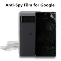 3PCS Privacy Hydrogel Film for Google Pixel 8 7 Pro Screen Protector For Google Pixel 6 6A 7A Soft Protection Not Glass