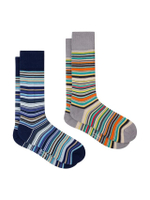 ถุงเท้าผู้ชาย รุ่น M1A-SOCK-J2PKM-2A สี Multi Color (Pack 2)