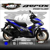 MC Cutting Sticker - Decal Aerox 155 full body new connected 2022 terbaru dekal stiker lis variasi d