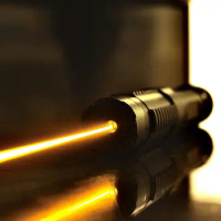 JSHFEI yellow Laser flashlight 591nm Focusable High Power Cyan Laser Pointer 532nm pointer 450nm light pen