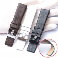 For Diesel Wrist Men Genuine Leather Dz4323 1657 4318 Litchi Pattern Top Replace Original Cowhide 22 24 26 27mm Watch Strap