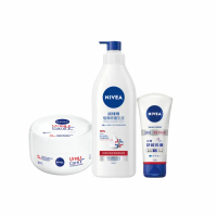 【NIVEA 妮維雅】修護金三角保濕身體保養組(極潤乳液+安心霜+極致護手霜)