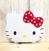 【震撼精品百貨】Hello Kitty 凱蒂貓~日本SANRIO三麗鷗 Kitty 造型摺疊鏡-大臉*36213