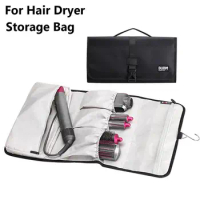 Large Capacity Hair Dryer Case Dustproof Travel Storage Bag Organizer Curling Barrels Pouch For Dyson Pre-Styling Dryer Bag