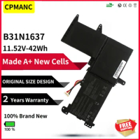 CPMANC B31N1637 Battery For ASUS X510 X510UA X510UF X510UQ VivoBook S15 S510UA S510UQ S510UN S510UR F510UA F510UQ