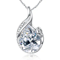 Fashion Austria Crystal l Angel Tears bow water drop necklace