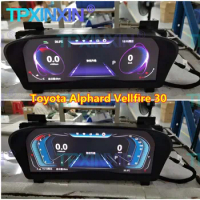 Digital Cluster Virtual Cockpit For Toyota Alphard 30 Alphard 20 Land Cruiser Prado Android 9 Car Dashboard Display Speed Screen