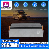 NEW 14.8V 180Ah NMC Lithium ion Battery Module 4S1P For ESS EV RV Boat Camping Tricyle Motorcycle Energy Solar Wind Power System