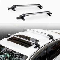 Silver Crossbar Fits for Subaru XV /crosstrek 2013-2017 2018-2023 Luggage Carrier Roof Rack Rail Carrier Lockable 2PCS
