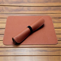 Pu Leather Picnic Mat Oil Proof Heat Resistant Place Mat Anti-Slip Camping Table Mat Grill Table Mat for Outdoor Dining Table