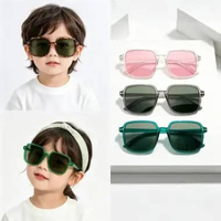 OEM SK-C673 Kacamata Petak Anak Fashion Korea Retro Petak Eyeglasses / Kacamata Wanita Hitam Kotak G