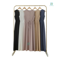D&R PROJECT_Acc INNER SLEEVELESS SHEEVA DRESS GAMIS TANPA LENGAN BUMIL S M L XL BUSUI BAHAN MARINA