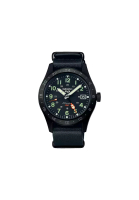 Seiko Seiko 5 Sports Field Street Style SSK025K1 Men's GMT Automatic Watch Black Calfskin Strap