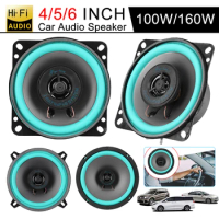 4/5/6 Inch Car Speakers 160/100W HiFi Coaxial Subwoofer Universal Automotive Audio Music Full Range Frequency Car Stereo Speaker