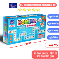 Boardgame Domino mầm non-Đồ dùng sinh hoạt Foxi-thẻ glenndoman thông minh Giáo dục