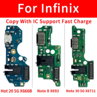 USB Charger Charging Dock Port Connector Flex Cable For Infinix Hot 9 Play 10 Lite 10i 1120 Note 8 8i 12 30 5G