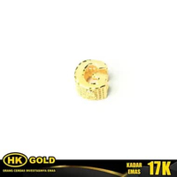 Liontin Emas 17K Pendant Huruf G HK GOLD