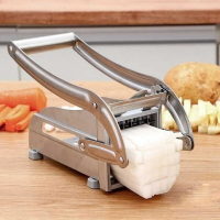家用廚房切菜器便捷多功能土豆切丁薯條器不銹鋼切絲刀蔬菜切絲器