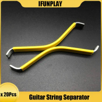 20Pcs Metal Guitar String Separator Guitar Frets Polish Strings Separate Tool for Folk Classical Acoustic Electric Guitar