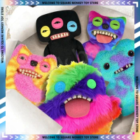 New Fuggler Plush Doll Monster Funny Ugly Toothed Monster Anime Figure Toy Bigtooth Monster Kawaii Room Ornament Halloween Toys