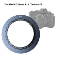 Lens Hood for Z 28mm f/2.8, Z 28mm f/2.8SE, Z 40mm f/2 Lens, Aluminium Alloy Camera Lens Cover Support 52mm Filter