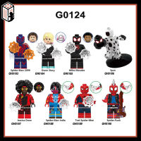 Đồ chơi Lắp ráp  Spider-Man Across The Spider-Verse Mô hình Minifigures Người Nhện Marvel Vesre G012