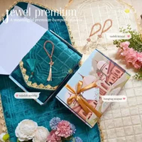 [JEWEL] Sajadah Kubah Premium Renda Embossed Tebal Antislip Cantik Hadiah Seserahan Lebaran Idul Fit