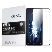 IN7 黑鯊 5/5 Pro (6.67吋) 高清 高透光2.5D滿版9H鋼化玻璃保護貼-黑色