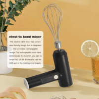 Hand Mixer Electric Wireless,Mixer Hand Mixer,USB Rechargeable,Portable Hand Mixer for Baking,for Sauces,Cream,Egg