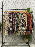 RJM - Kemeja Motif Blouse Rayon Wanita LD 120