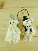 【震撼精品百貨】泰迪熊 Teddy Bear 吊飾-結婚 震撼日式精品百貨