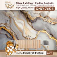 Wallpaper Stiker Dinding Marbel Vynil Mewah Wallpaper 3D Custom Kualitas Premium Wallpaper Marble Gr