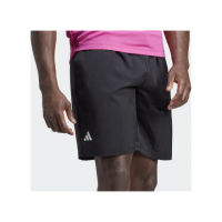 【adidas 愛迪達】Club 3STR Short 男款 黑色 網球 透氣 舒適 運動 短褲 HS3253