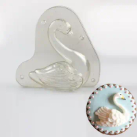 3D Swan Chocolate Bomb Mould, Chocolate Sphere Moulds, Chocolate Ball Mold, Chocolates Bauble Two Part