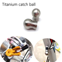 1 pcs Titanium Alloy Handlebar Catch Ball for Brompton Folding Bike folding frame ultralight Ti