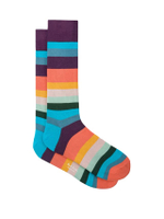 ถุงเท้าผู้ชาย รุ่น M1A-800E-AK223-96 Men Sock Artist Stripe สี Artist_Stripe
