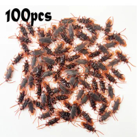 100PC Funny Toy Fake Cockroach Centipede Insect Toy Prank Simulator Disgusting Scary Spoof Toy Halloween Party Horror Prop