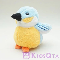 boneka burung kolibri hummingbird biru kuning cute little bird small