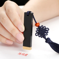 Small Customize Personal Seal Chinese Calligraphy Painting Works Stamp Portable Sandalwood Brass Chinese Name Clear Stamps Sello