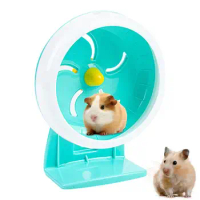 Small Hamster Wheel Quiet Hamster Wheel With Stand 7 Inch Running Disc Non-Slip Multifunctional Small Animal Training Supplies