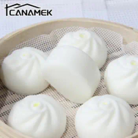 1PC 24-40cm Silicone Steamer Non-Stick Pad Round Dumplings Mat baking tools Steamed Buns Baking Pastry Dim Sum Mesh home Kitchen