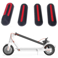 For Xiaomi M365 Electric Smart Scooter Wheel Hubs Cap Protective Shell Case With Sticker Decals Skateboard Replacement Parts