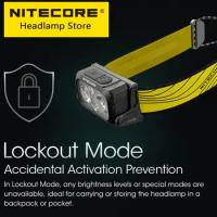 Nitecore New NU25 400Lumen USB-C Rechargeable Headlamp Built-In Battery Three-Light Source Headlight Running Trekking Backpacker