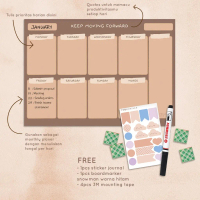 Schedule Board / Papan Jadwal / Weekly Planner / Wallplanner Wall Dinding by TROUVAILLE STUDIO