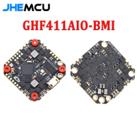 JHEMCU GHF411AIO-BMI 40A F411 Flight Controller BMI270 W/5V 10V BEC Built-in 40A BLHELI_S 2-6S 4 in 1 ESC for FPV Drone